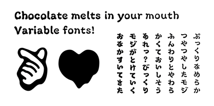 ML Chocolate VF Font Poster 1